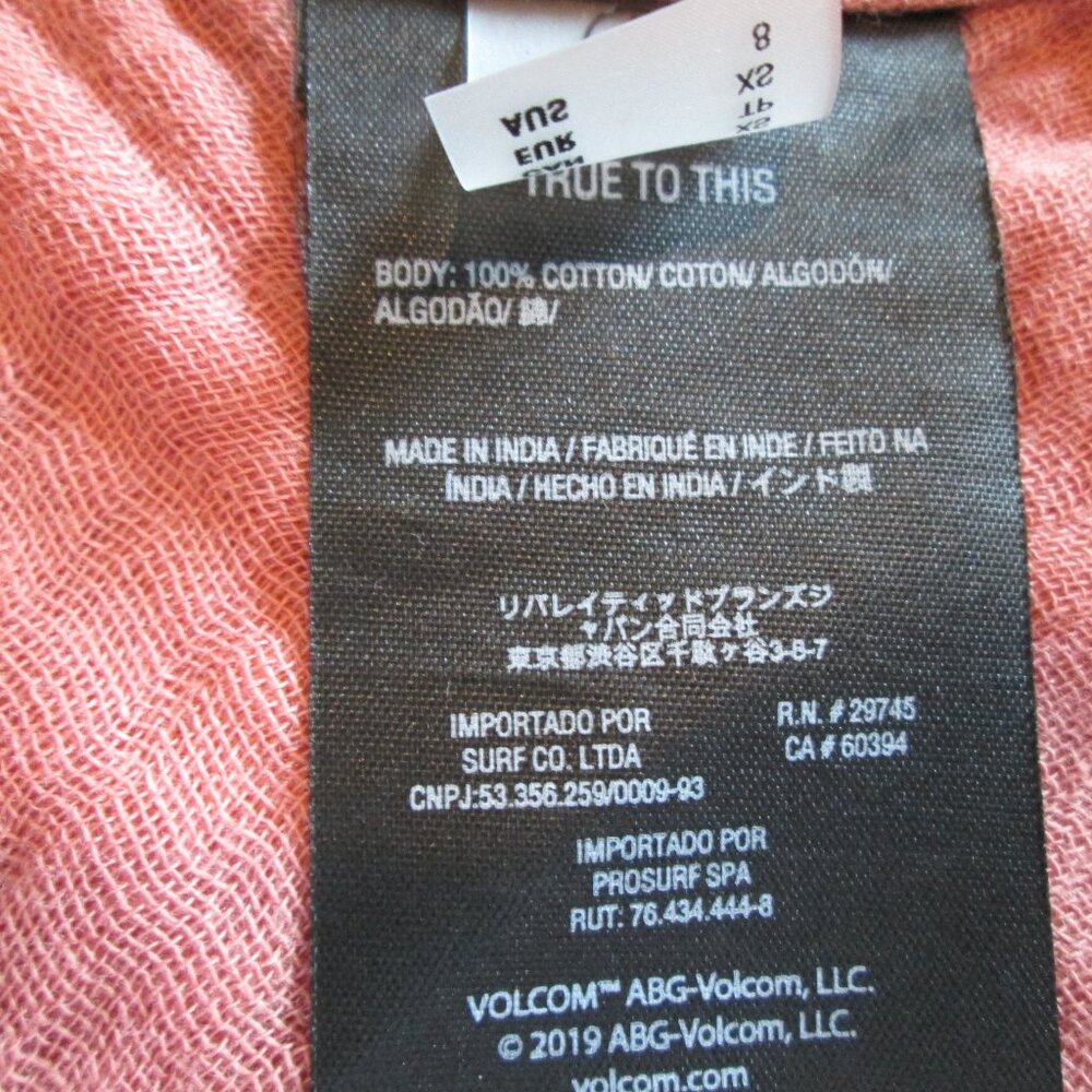 Volcom Juniors' Hang Loose Romper Swim Cover-Up NWT Sz XS - Picture 10 of 11